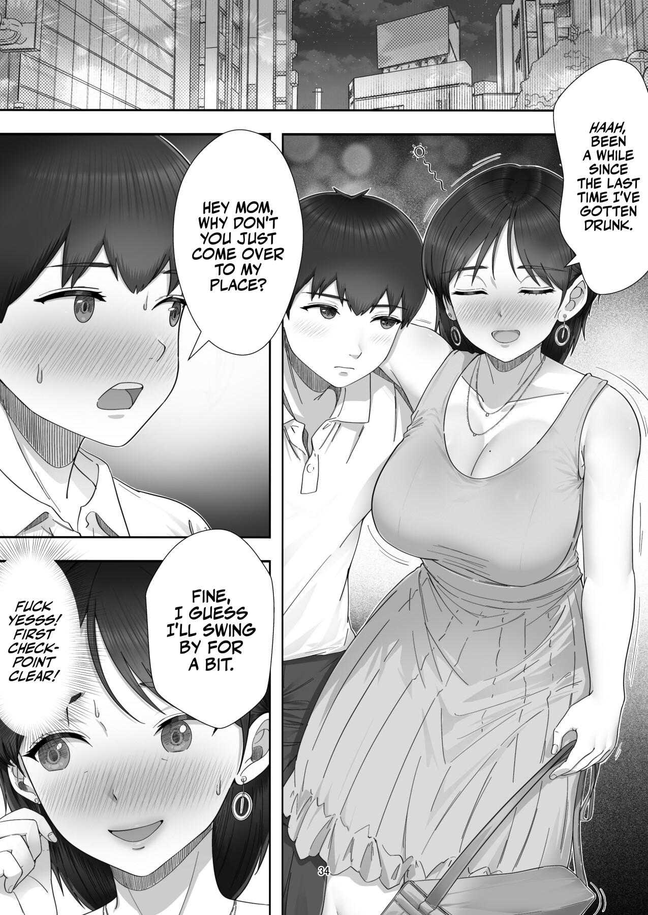 Hentai Manga Comic-When I Ordered a Call Girl My Mom Actually Showed Up.-Read-33